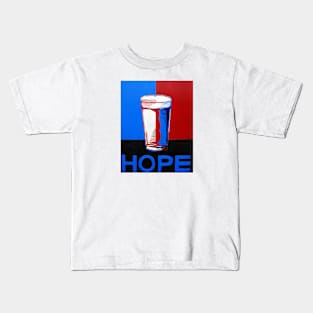 Beer Parody of Shepard Fairey's Obama Hope Poster Kids T-Shirt